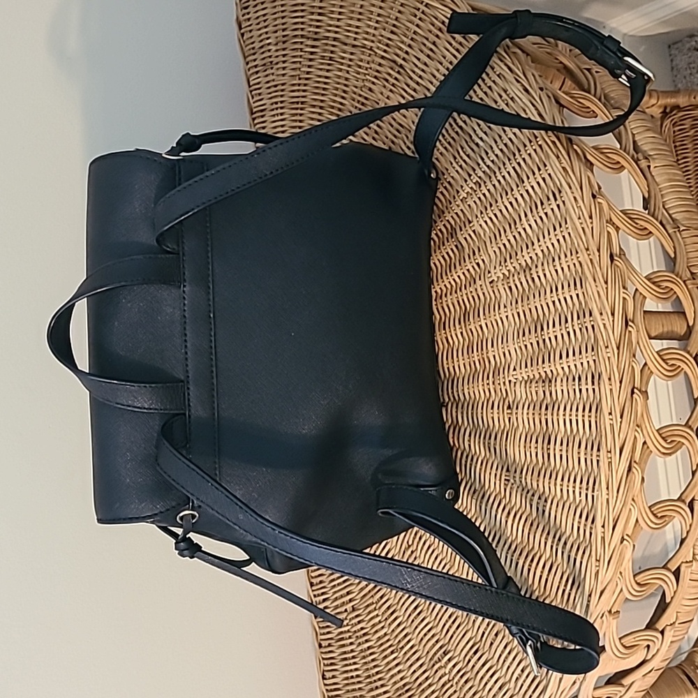 Black Leather Kate Spade Backpack - Picture 2 of 3